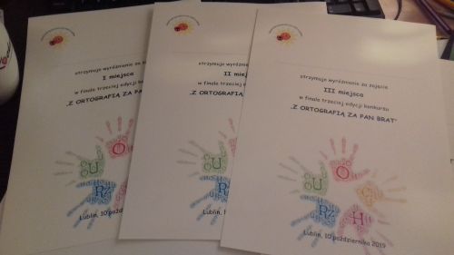Konkurs „Z ortografią za pan brat”